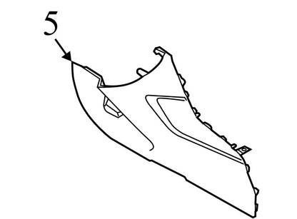 BM51A046B27 2012-2014 Ford Focus Driver FL Console Trim Panel Used BM51A046B27 OEM