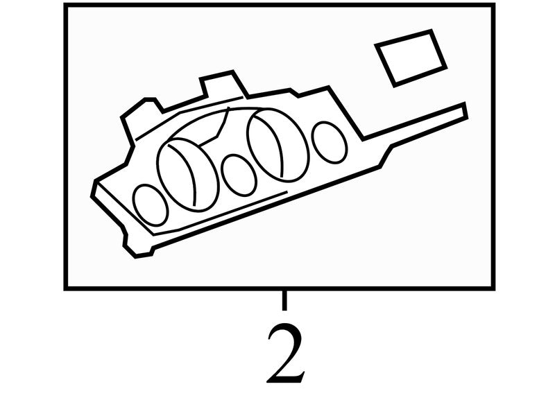 22757208 2008-2012  Buick Enclave FL Instrument Cluster Bezel Used 22757208 OEM