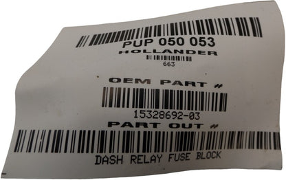 15328692-03 1999-2006 GMC Sierra 1500 Dash Relay Fuse Box Used OEM 15328692-03
