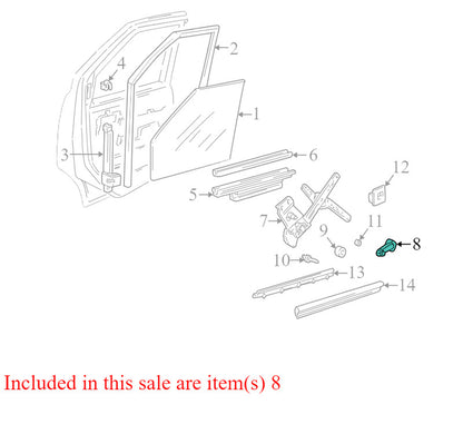 15588093 1997-2008 GMC Safari Window Crank Handle Used OEM 1558809