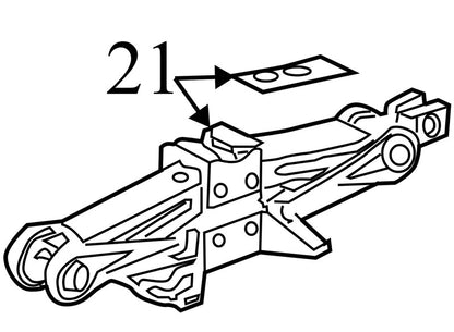 89310SDAA11 2004-2008 Honda Accord Floor Jack Used 89310SDAA11 OEM