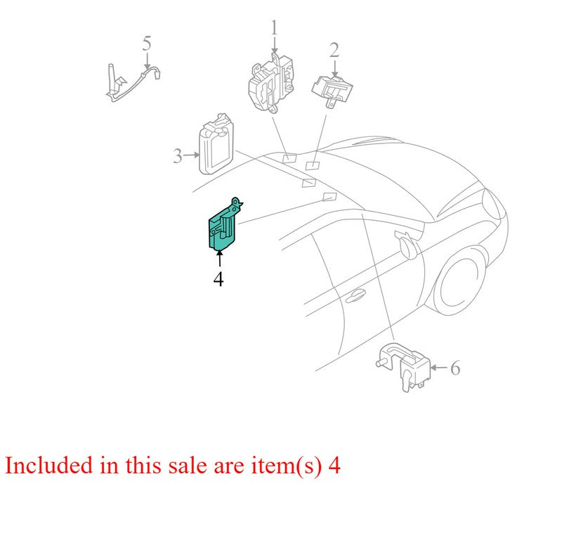 958501D000 2007-2012 Kia Rondo Anti-Theft Control Module Used OEM 958501D000
