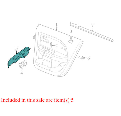 1000694 2008-2010 Dodge Avenger Passenger Rear Right Door Window Switch Used 68019532AB 