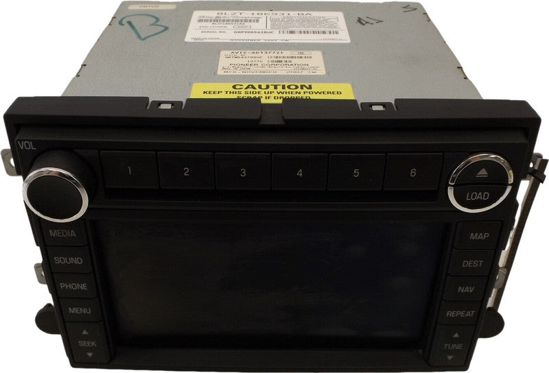 6L2Z18C868AA 2006-2010 Mercury Mountaineer Radio Unit Used OEM Navigation 8L2T-18K931-BA
