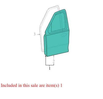 8L8Z7820124C 2008-2012 Ford Escape Passenger FR Exterior Door Assembly Used OEM 8L8Z7820124C 