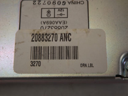 20883270 2010-2014 Chevrolet Equinox Active Noise Cancellation Module 20883270 Used OEM