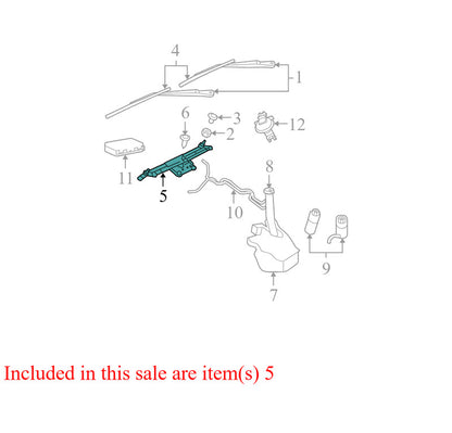 55156313AB 2005-07 Jeep Grand Cherokee Windshield Wiper Motor 3.7L Used 55156313AB OEM