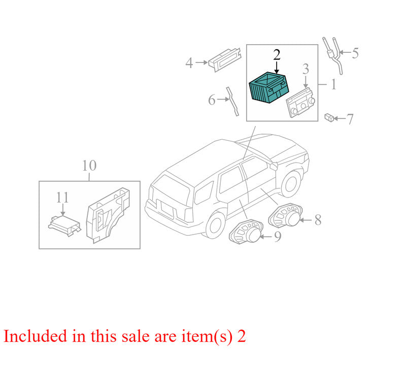 8L8T19C108AL 2008-2012 Mercury Mariner Audio Radio Control Unit Used 8L8Z18806D OEM