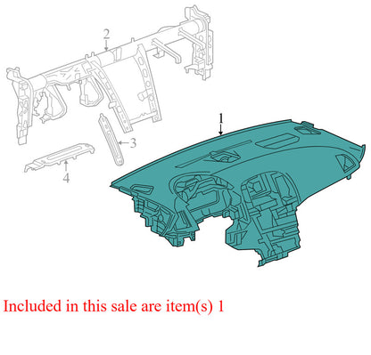 22860987 2012-2013 Buick Verano CX Dashboard Panel Used 23374181 OEM