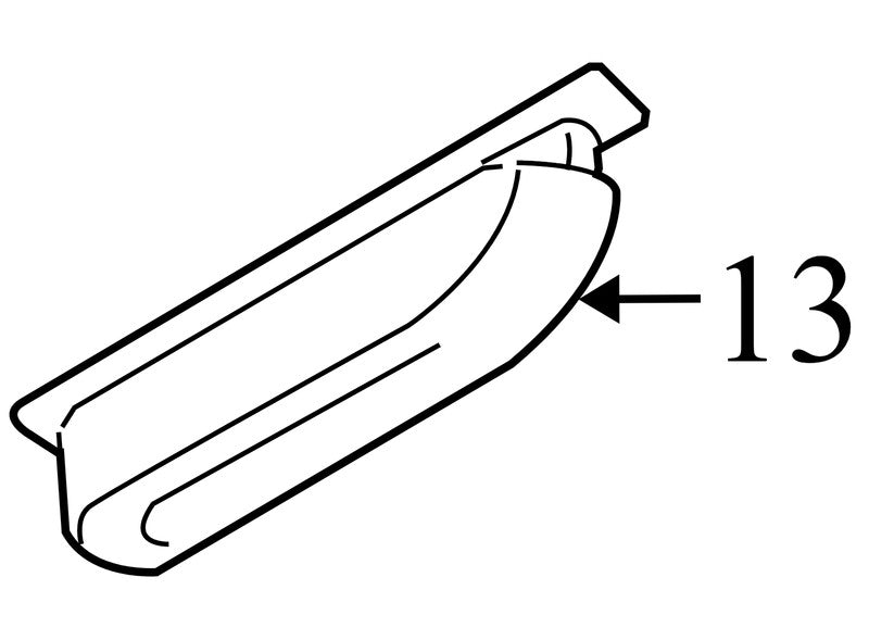 3L147813245ABW 2003-2006 Expedition LEFT REAR Door Sill Plate 3L147813245ABW MED PARCHMENT