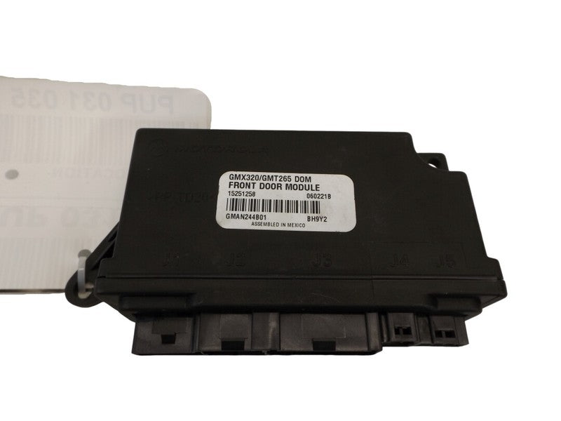 10365428 2004-2009 Cadillac SRX Passenger FR Door Lock Control Module Used OEM 15251258