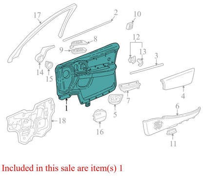25687715 2001-2003 Buick Park Avenue Front Right Door Interior Trim Panel Used 25687715 