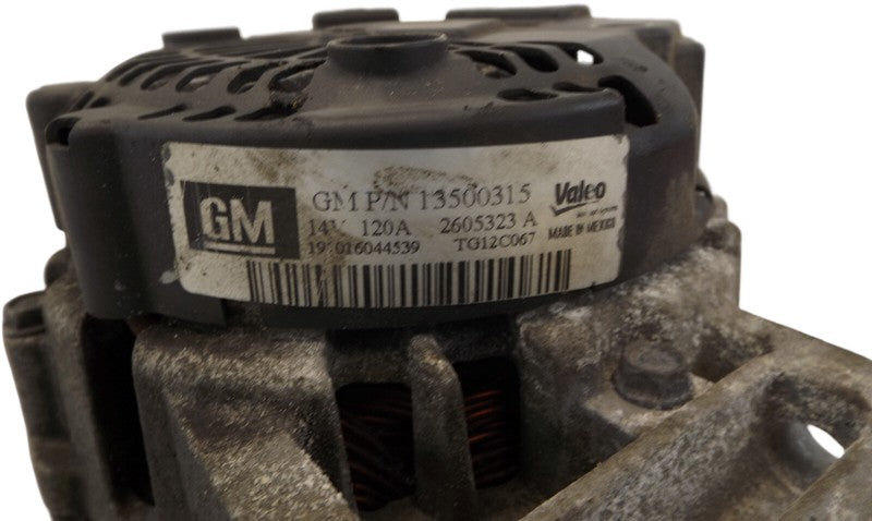 13512759 2010-2017 Chevrolet Equinox 2.4L Alternator Used OEM 13500315