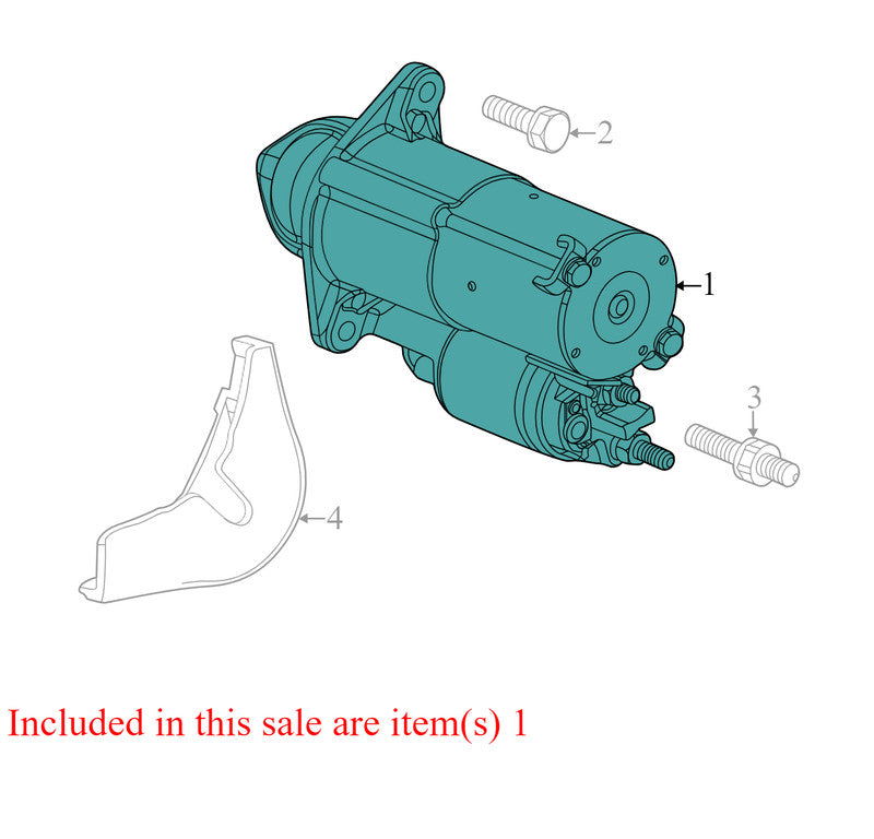 55576954 2011-2016 Chevrolet Cruze Starter Motor 1.4L Used 55576980 OEM