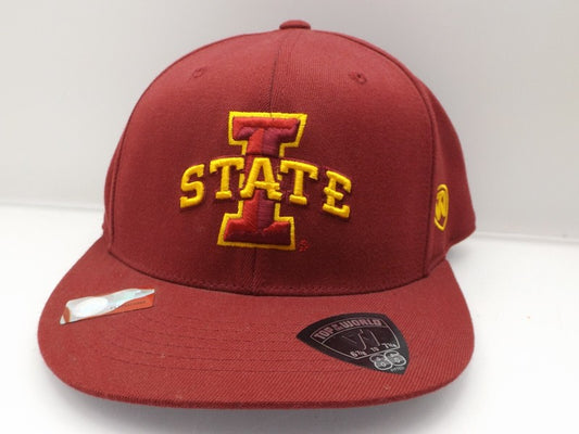 New Era 86 Fitted Iowa State Cyclones Hat Embroidered Red Cap (6 7/8 - 7 1/4)