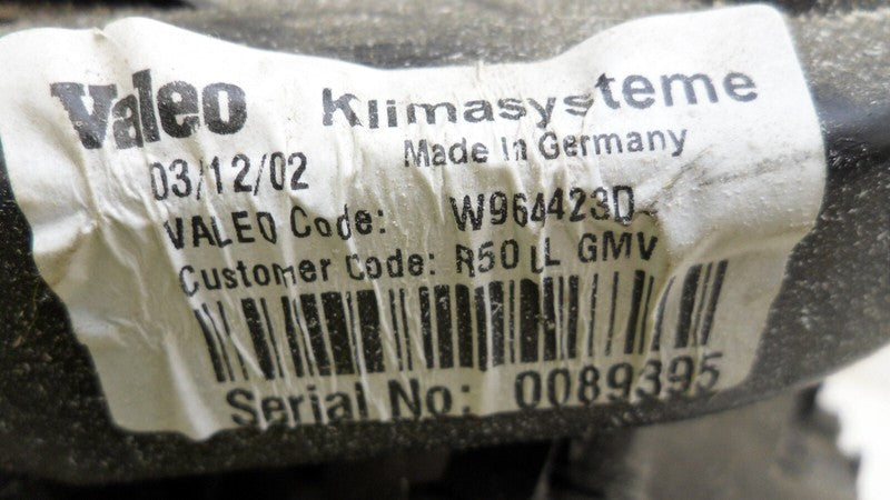 64116944213 2002-2006 Mini Cooper HVAC Ac Heater Unit Case Used 64116944213 OEM