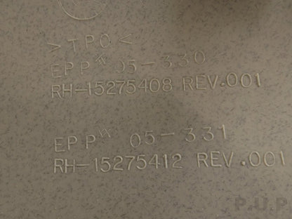 25897144 2005-2010 Chevrolet Cobalt Right Interior C Pillar Quarter Panel Trim 15275414