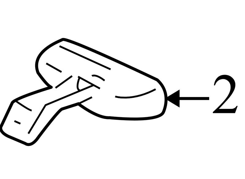 88892505 2001-2005 Chevrolet Impala Interior Rear View Mirror Used 88892505 OEM