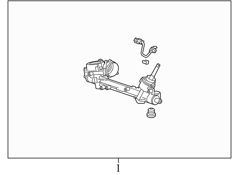 13423007 2013-2017 Buick Verano Rack and Pinion Assembly Used 39107561 OEM