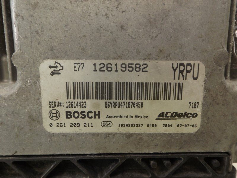 12614423 2008 SRX / CTS Engine Control Module ECM 12614423 VIN 7 (8th digit) USED 