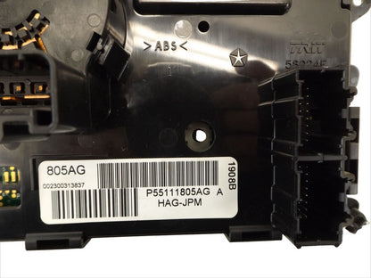 P55111805AG 2008-2010 Chrysler Town &amp; Country Climate Control Panel Used 55111240AK