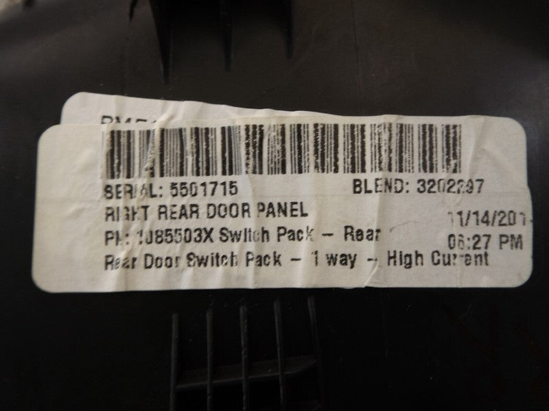 1085503X 2012-2018 Ford Focus Passenger RR Door Window Switch Bezel Used CV6Z14527AA OEM