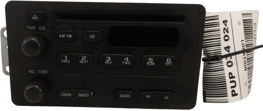16259801 1995-2005 Chevrolet Cavalier Radio Unit Used OEM 10315119