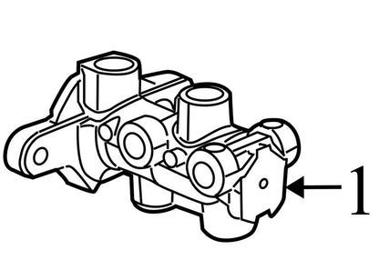 68100294AB 2009-2010 Dodge Journey Brake Master Cylinder W/ Reservoir Used OEM 68100294AB