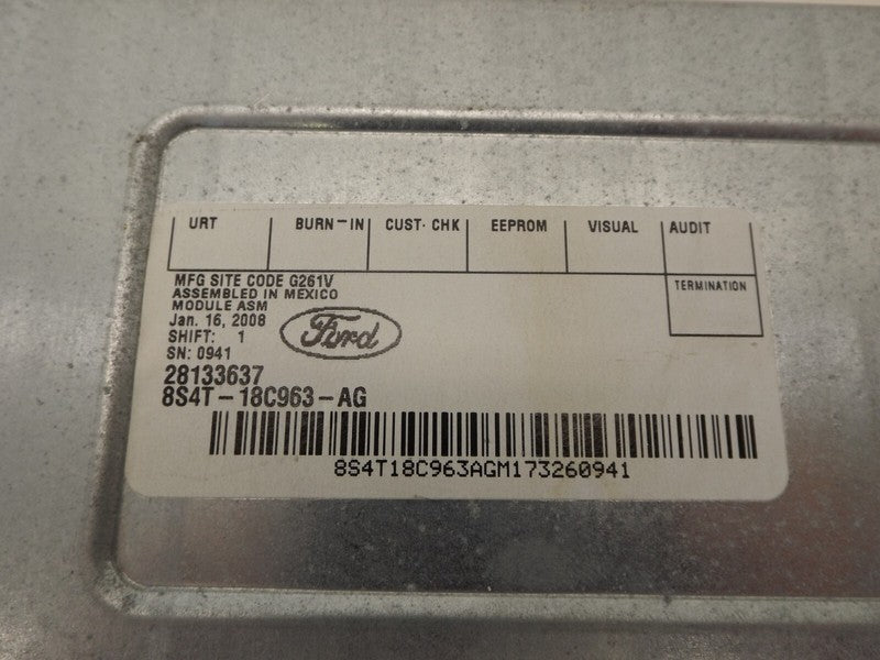 8S42-18C963-AG 2006-2010 Mercury Mountaineer Satellite Radio Module Used OEM 8S42-18C963-AG