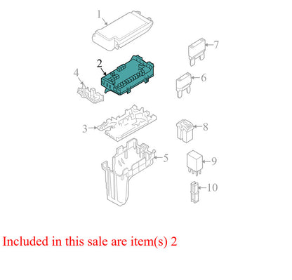 7T4T14A003AA 2007-2010 Ford Edge Outer Fuse Box 3.5L Used 7T4T14A003AA OEM