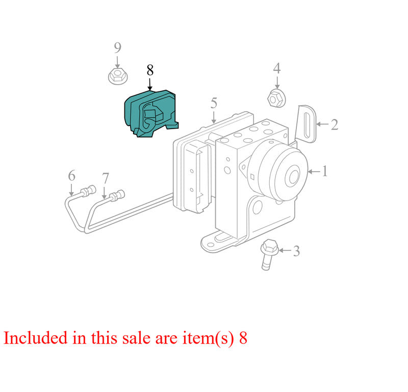 56029328AB 2006 Jeep Grand Cherokee Electronic Stability System Module Used 56029328AB OEM