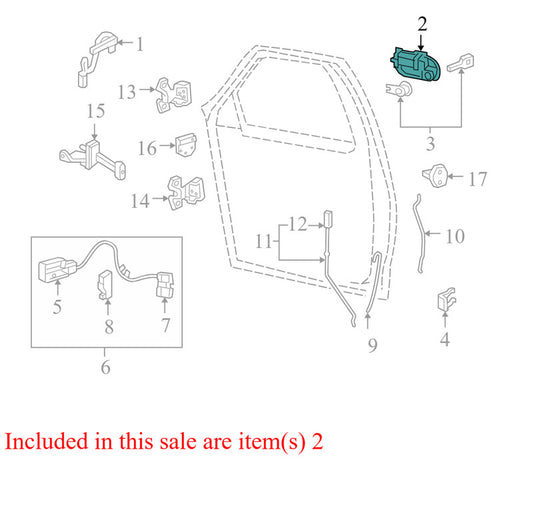 6L341522401B 2007-2014 Ford F-150 Driver FL Exterior Door Handle Used 6L3Z1522405AA OEM Black