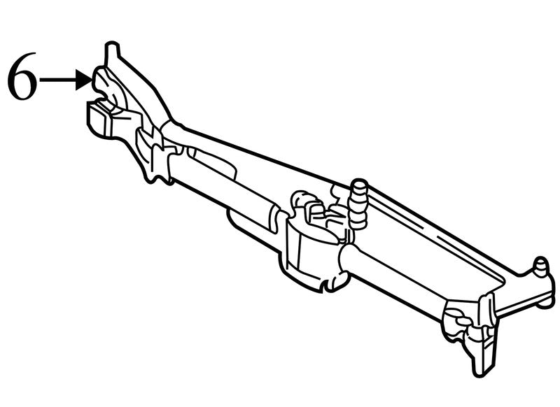 5114534AB 2000-2007 Dodge Caravan Windshield Wiper Motor W/ Linkage Used 5114534AB OEM