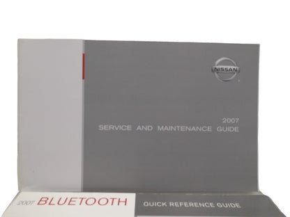 2007 Nissan Altima Owners Manual Set With Case Used OEM