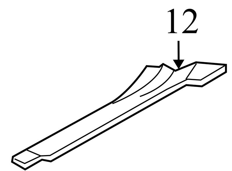 3L147813244ABW 2003-2006 Expedition RIGHT REAR Door Sill Plate 3L147813244ABW MED PARCHMENT