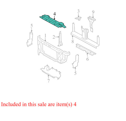 2L1Z19E525AA 2003-2006 Ford Expedition Radiator Support Air Deflector Used OEM 4L1419E525AEW