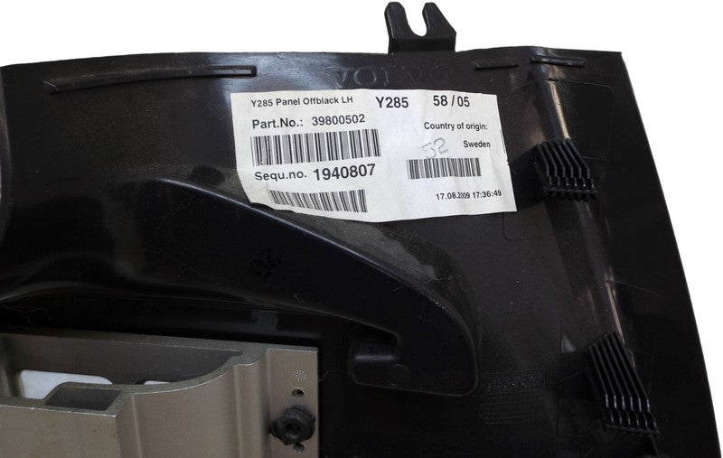39800506 2010-2016 Volvo XC70 Driver LH Interior Quarter Trim Panel Used OEM 39800502