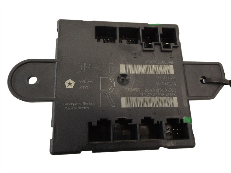 05026808AB 2009-2010 Chrysler Town &amp; Country FR Door Control Module Used 05026808AB OEM