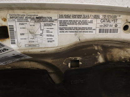 55076470AE 1999-2004 Jeep Grand Cherokee Front Hood Panel Used OEM 55076470AE