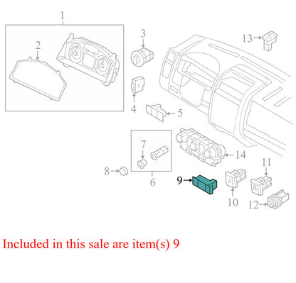 8L847804608A 2008-2012 Mercury Mariner Combination Switch Used 8L8Z13D730AA OEM