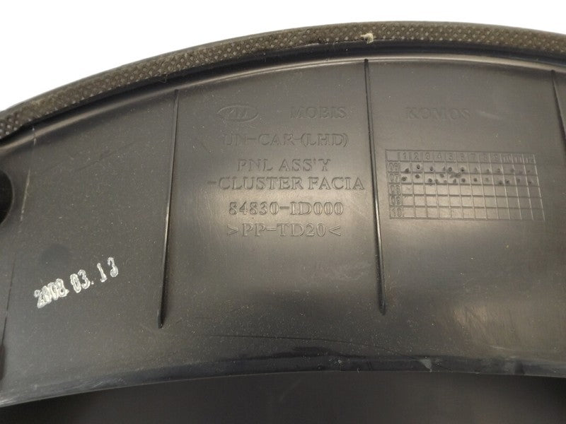 848301D000WK 2007-2012 Kia Rondo Instrument Cluster Bezel Used OEM 848301D000