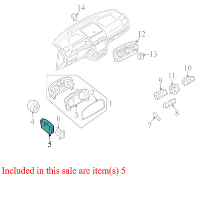 8E5T14K147BA 2009 Ford Fusion Headlight Dimmer Switch Used 8E5T14K147BA OEM