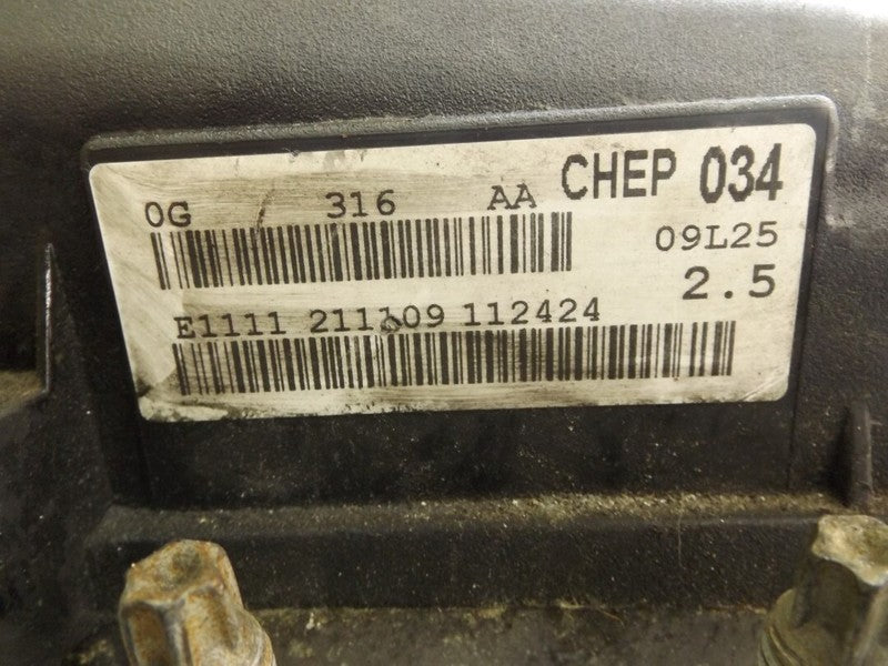 2008-2012 Ford Escape 2.5L Vin 8th Digit 7 Engine Assembly Used OEM 131,404k