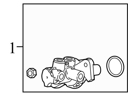 C1BZ2140A 2011-2019 Ford Fiesta Brake Master Cylinder C1BZ2140A 