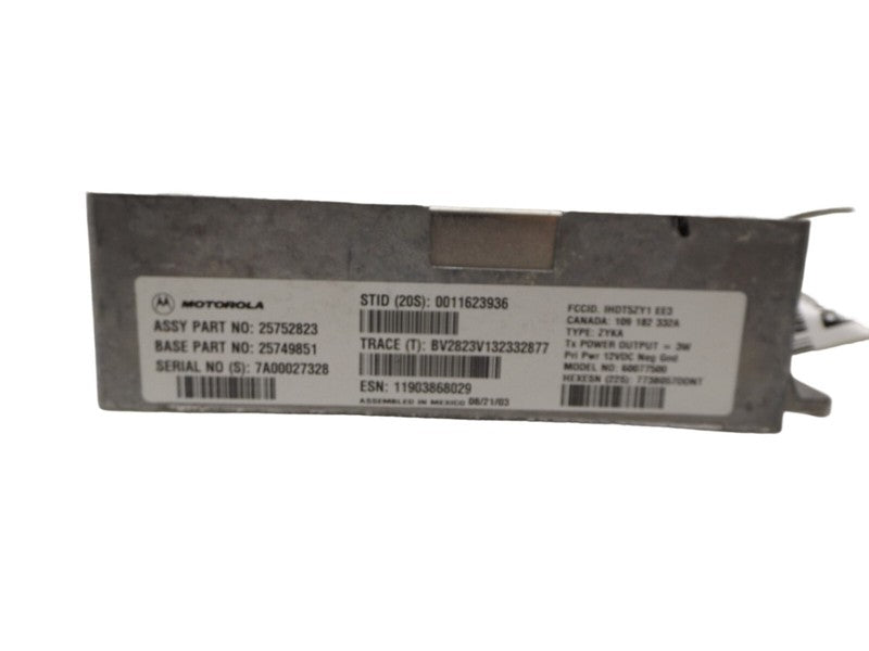 25749851 2000-2005 Buick Lesabre Onstar Communication Receiver Module Used OEM 25749851