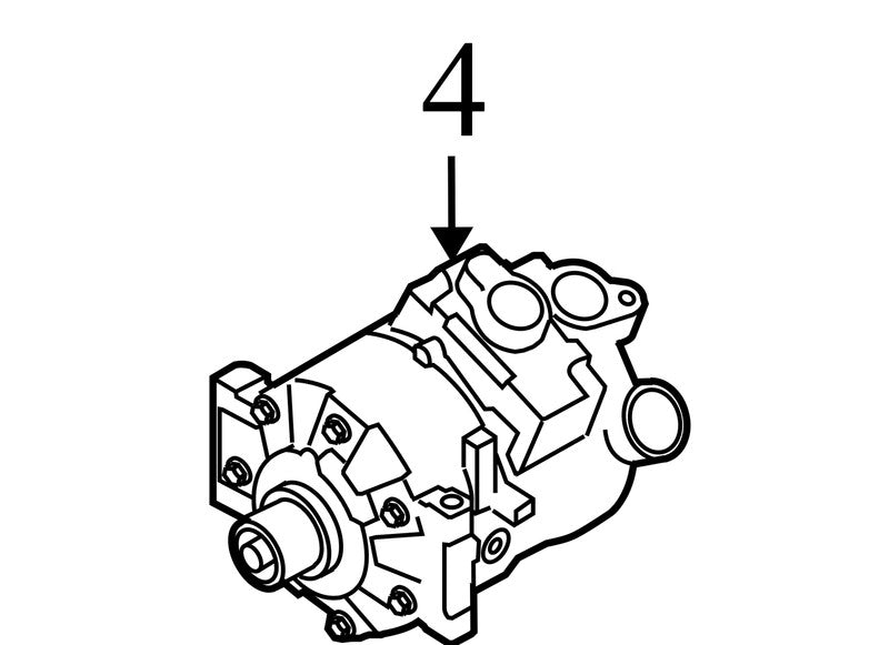 36050839 2010-2016 Volvo XC70 3.2L A/C Compressor Assembly Used OEM 31267141