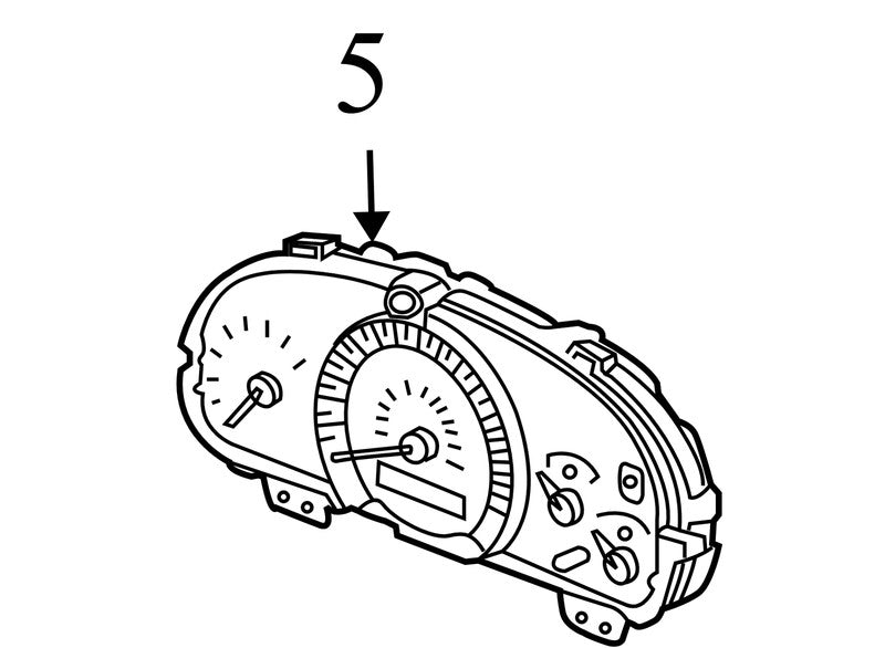 78100SDAA220M1 78100SDAA220M1 2004 Honda Accord Instrument Cluster