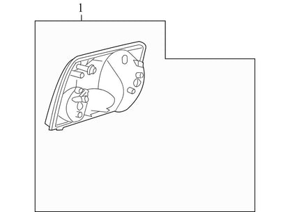1L2X13006A 2002-2005 Ford Explorer Driver FL Headlight Used 1L2Z13008AA OEM