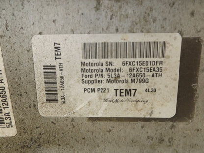 5L3A 12A650 ATH 2005 ONLY Ford F-150 Engine Control Module ECM Used OEM 5L3A 12A650 ATH