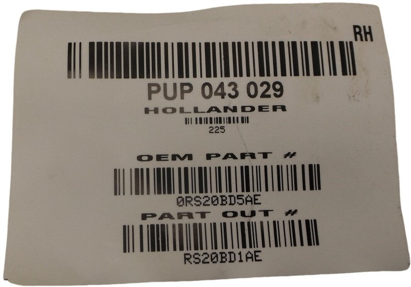 RS20BD1AE 2001-2007 Chrysler Town &amp; Country Passenger RH Kick Trim Used OEM 0RS20BD5AE
